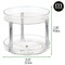 mDesign 2 Level Food Storage Lazy Susan Turntable, 9" Round, 2 Pack